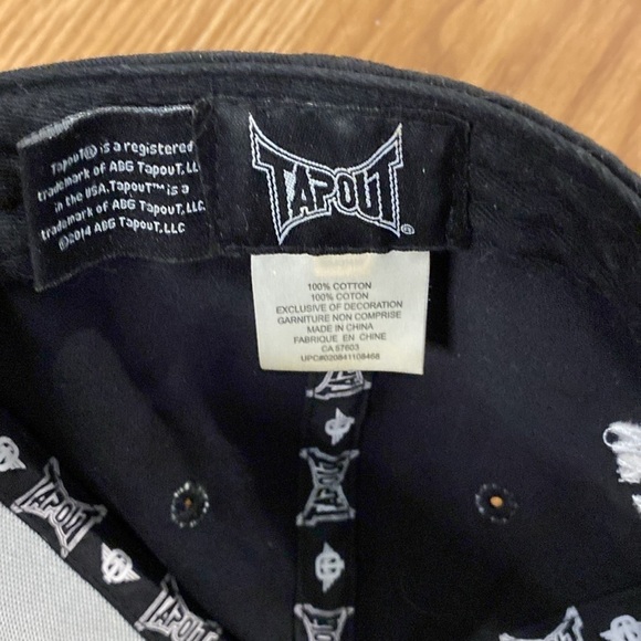 Tapout Cherokee Cap Hat Black  / Camo Woodland - Picture 6 of 7